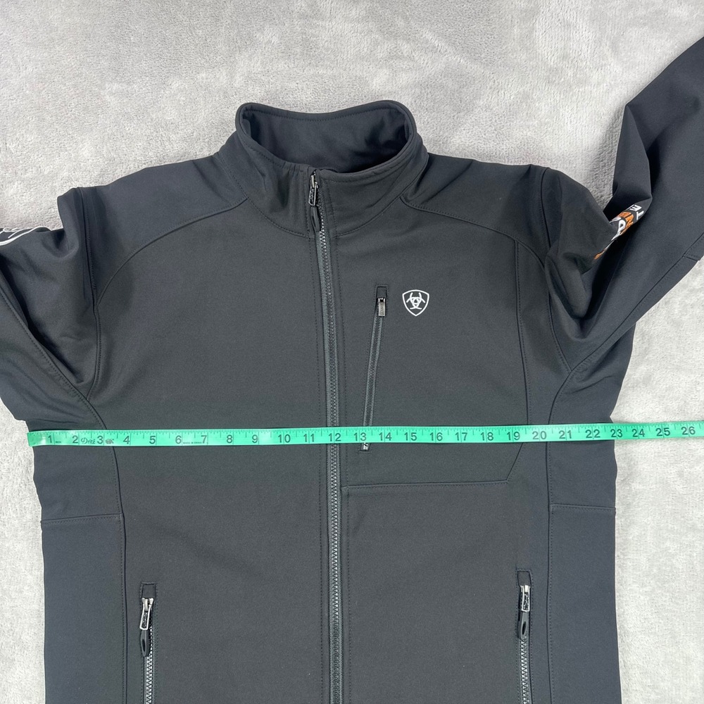 Ariat Softshell Jacket Mens Medium Black Wind Wat… - image 13